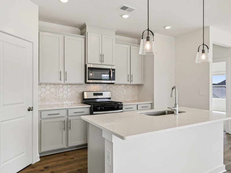 Skip takeout and prep dinner in the well-appointed kitchen.
