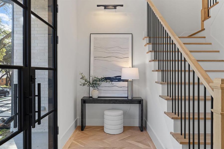 Furnished interior view inside a new home in , Dallas (Image 11).