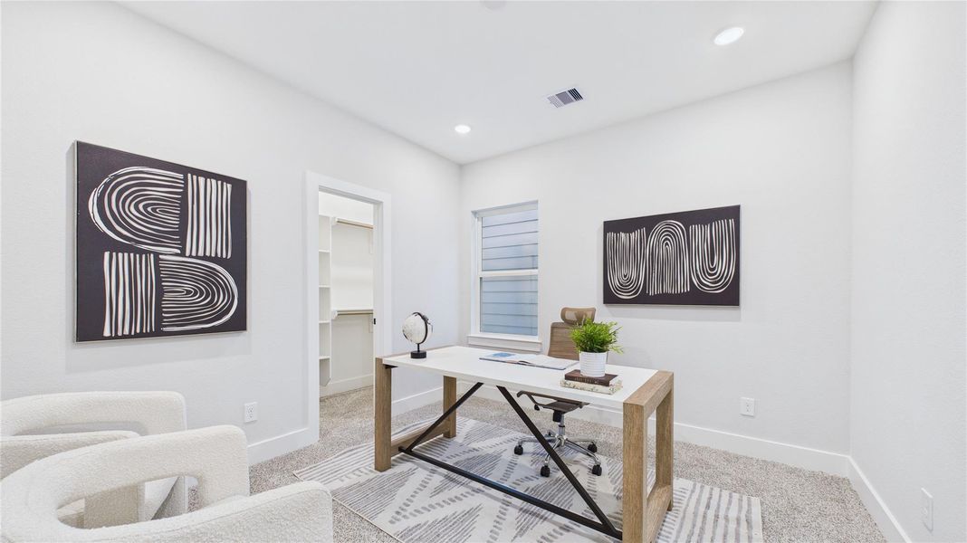 Furnished interior view inside a new home in , Houston (Image 27).