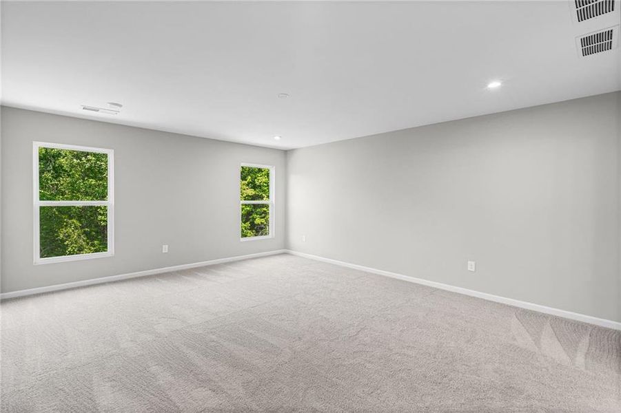 Spacious, unfurnished interior of a new home in The Reserve At Liberty Park, Braselton (Image 42). Spacious, unfurnished interior of a new home in The Reserve At Liberty Park, Braselton (Image 42).