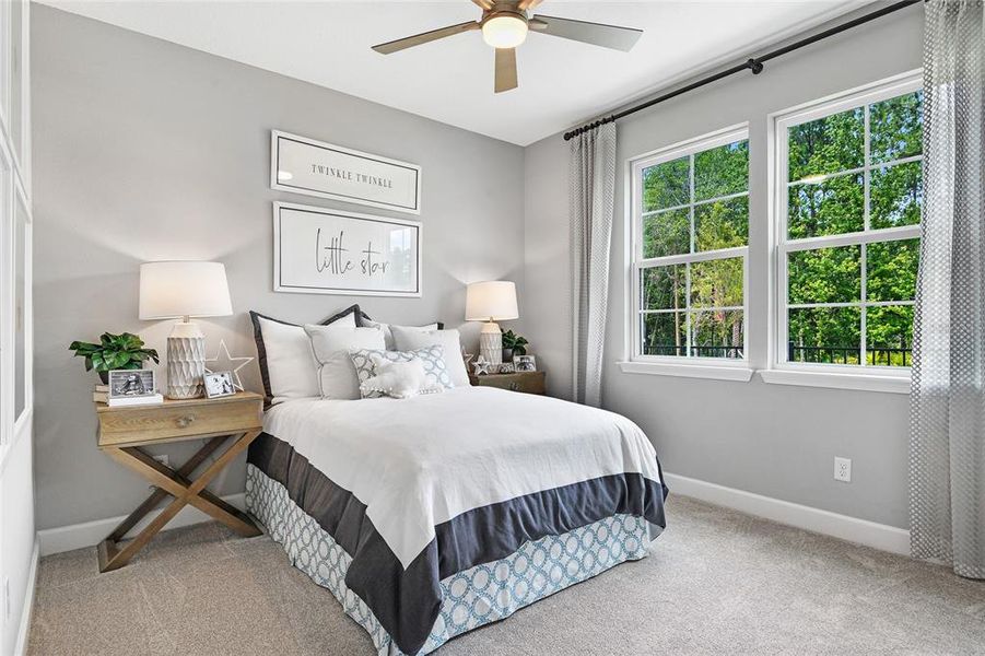 Furnished interior view inside a new home in SummerTide, Palm Coast (Image 9).