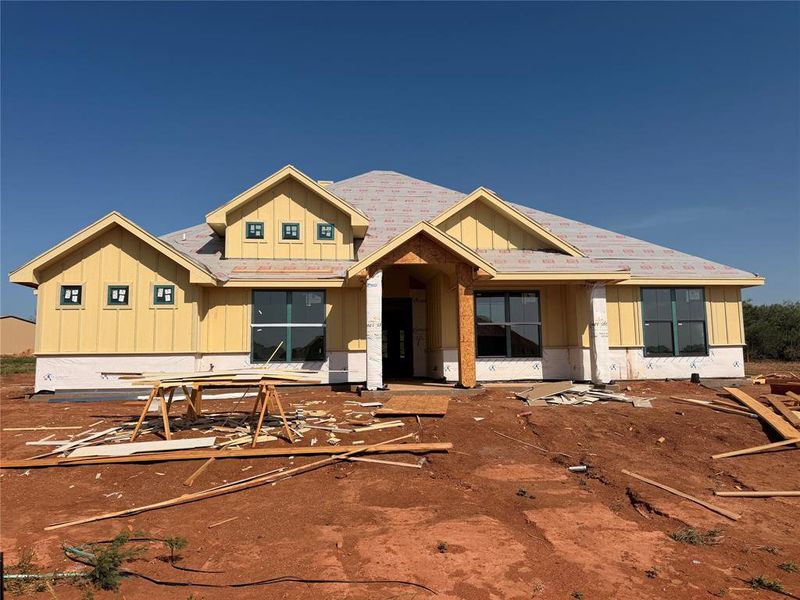 In-progress construction of a new home in , Abilene, TX (Image 3).