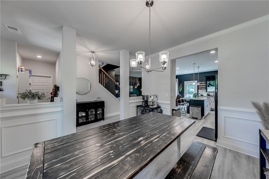 Furnished interior view inside a new home in , Maysville (Image 29).