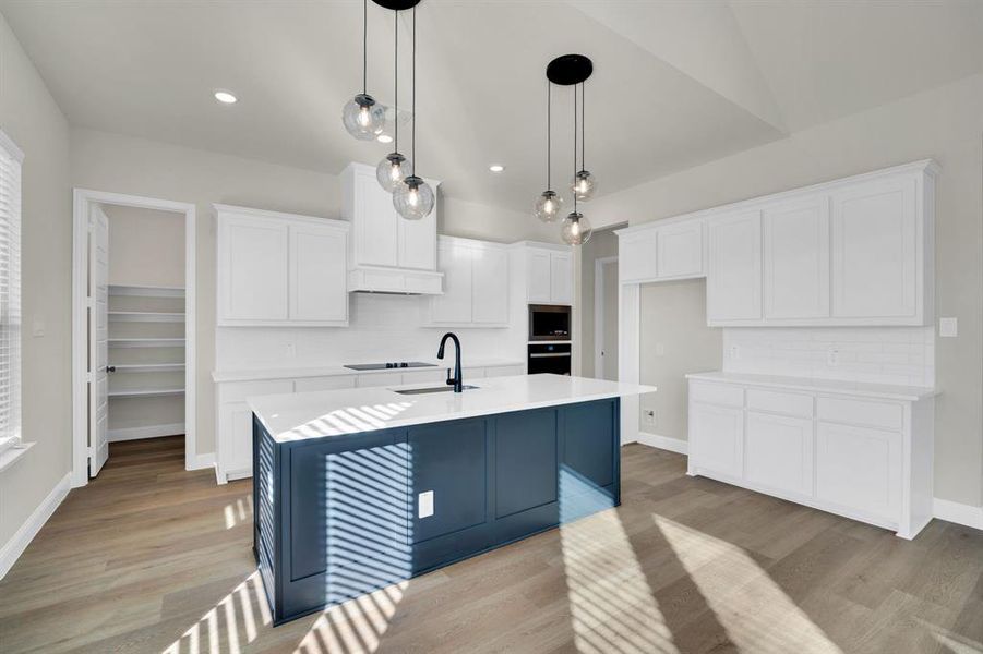 Large kitchen island