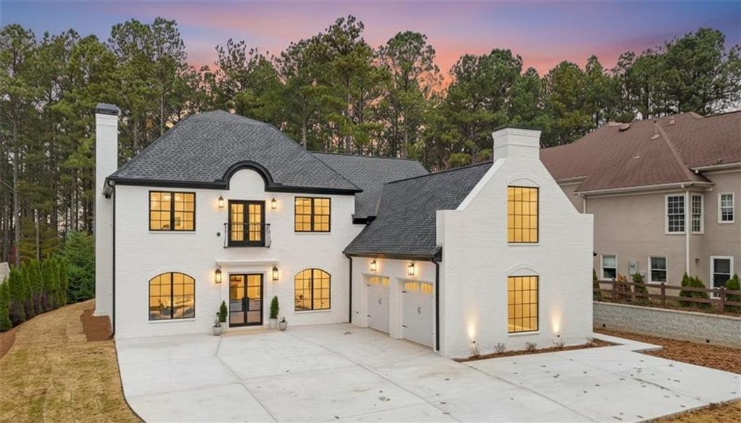 Front exterior of a new home in , Canton, GA, highlighting curb appeal (Image 31).