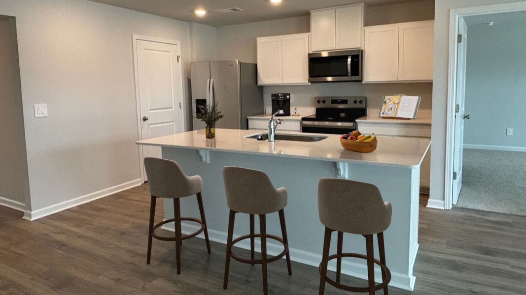 Furnished interior view inside a new home in The Parks, White House (Image 4).