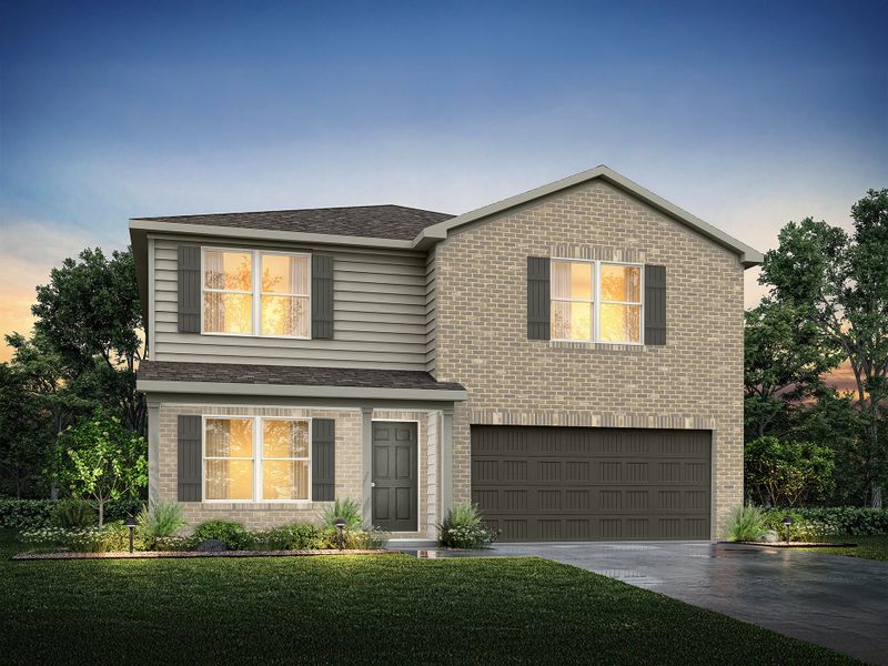 Front exterior of a new home in Canal Walk, Roanoke Rapids, NC, highlighting curb appeal (Image 2).