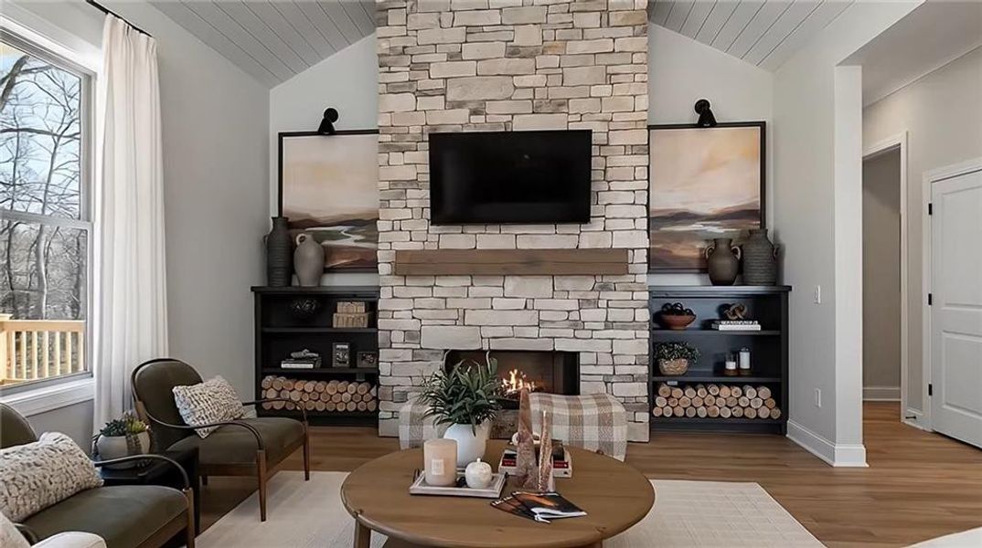 Furnished interior view inside a new home in , Waleska (Image 10).