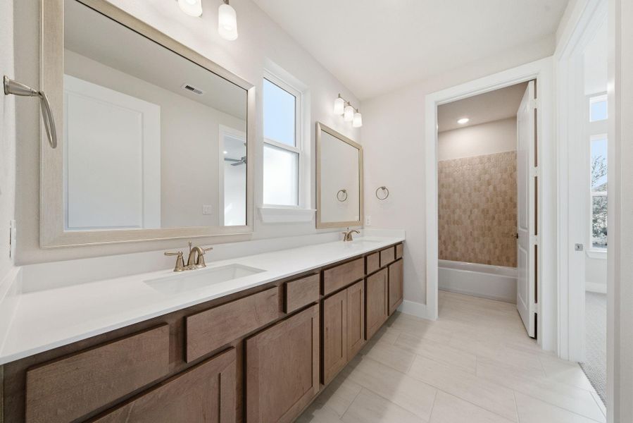 Furnished interior view inside a new home in Chambers Creek, Willis (Image 36).