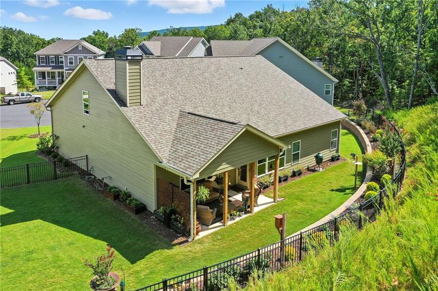 Front exterior of a new home in , Waleska, GA, highlighting curb appeal (Image 21).