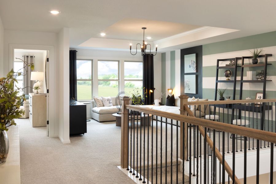 Furnished interior view inside a new home in Saddleback at Santa Rita Ranch, Liberty Hill (Image 6).