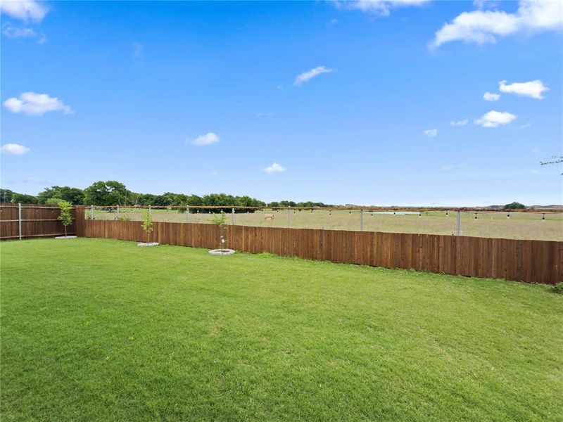 Exterior details and patio area of a home in Belle Meadows, Cleburne (Image 3).