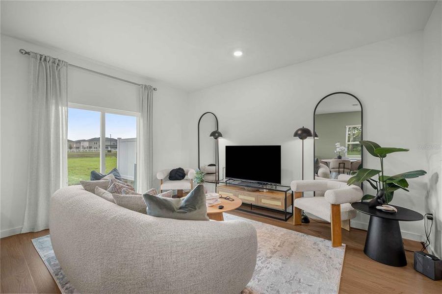 Furnished interior view inside a new home in , Ocala (Image 9).