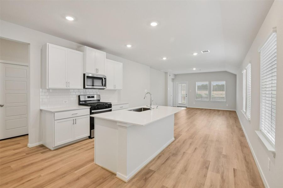 Photo is not of the actual home, but is an inspirational photo of builder’s model home and may depict options, furnishings, and/or decorator features that are not included