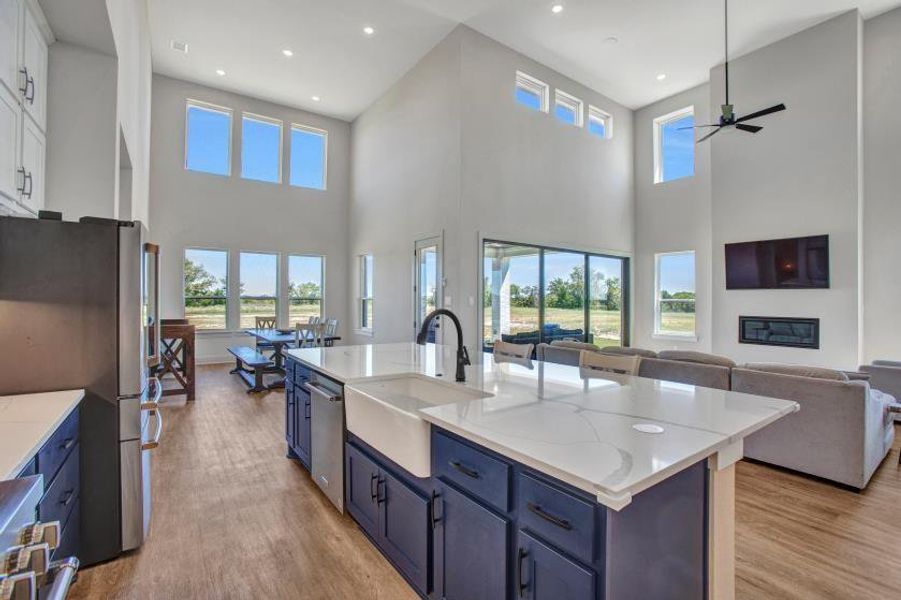 Furnished interior view inside a new home in , Celina (Image 15). Furnished interior view inside a new home in , Celina (Image 15).