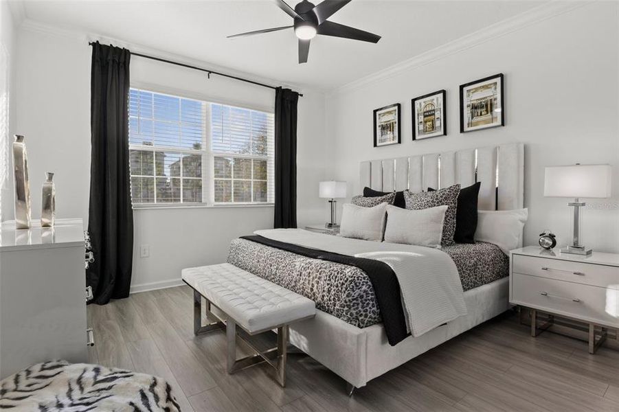 Furnished interior view inside a new home in Tohoqua, Kissimmee (Image 19).