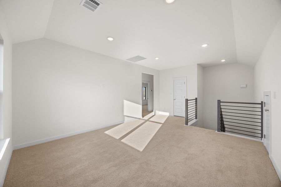 Game Room in the Pearl home plan by Trophy Signature Homes – REPRESENTATIVE PHOTO