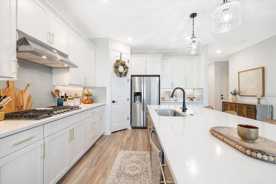Dining Area into Kitchen