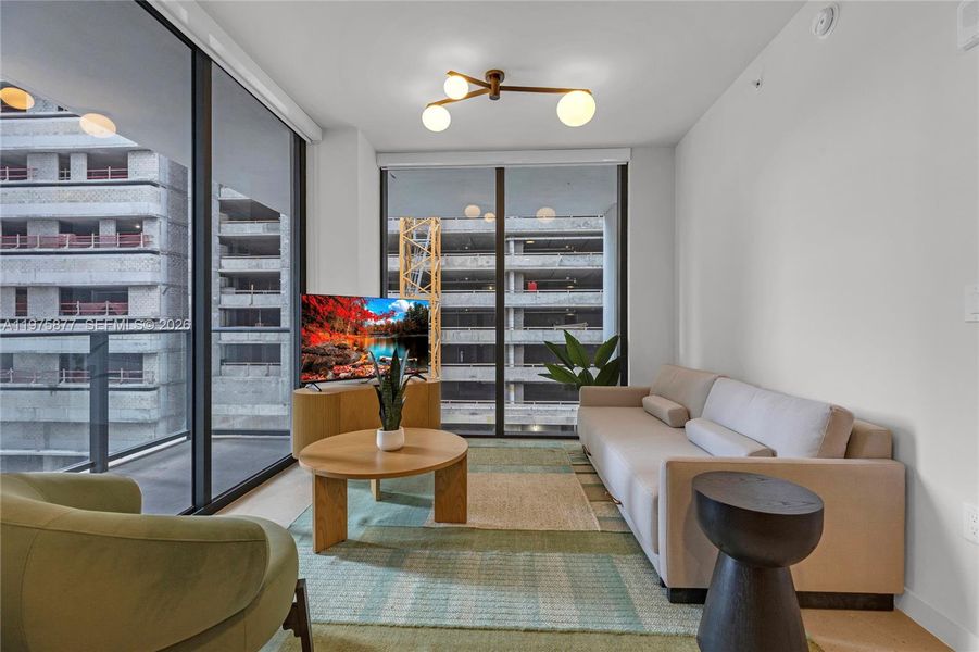 Furnished interior view inside a new home in , Miami (Image 5).