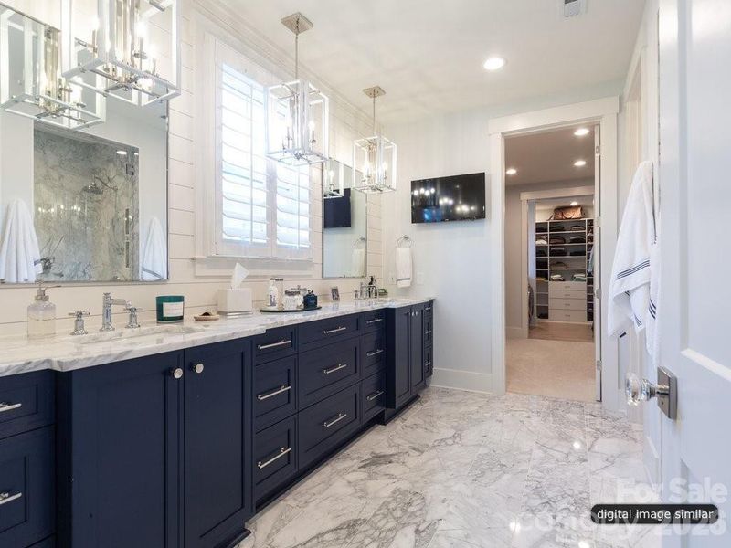 Furnished interior view inside a new home in , Davidson (Image 14).