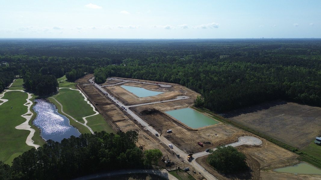 Site preparation for new homesites in The Preserve at Shaftesbury Glen, Conway (Image 18).