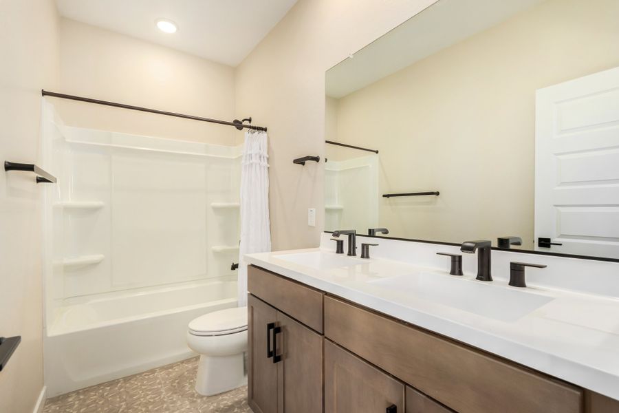 Furnished interior view inside a new home in Eastmark, Mesa (Image 7).