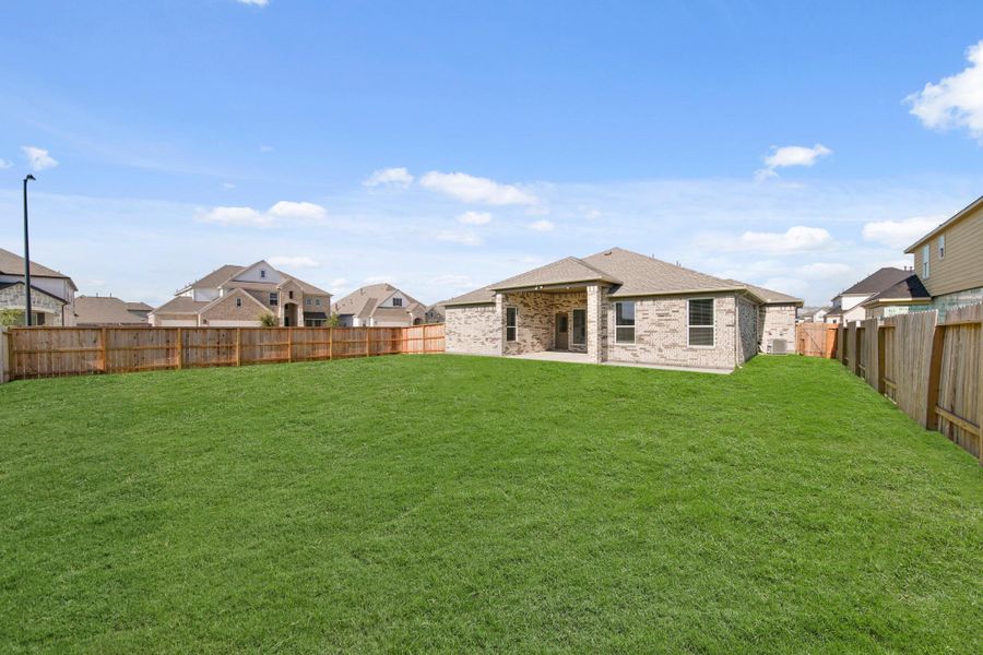 Front exterior of a new home in Beacon Hill, Waller, TX, highlighting curb appeal (Image 19).