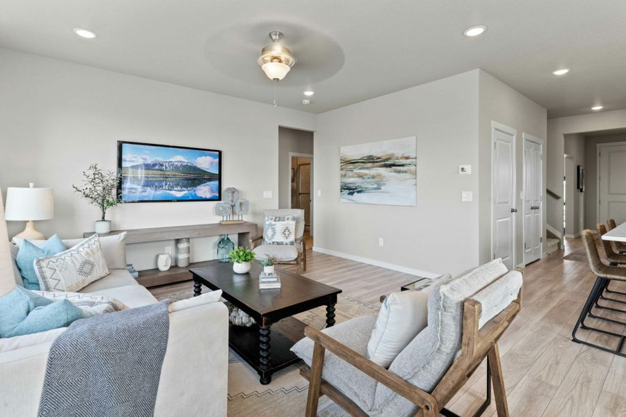 Representative furnished interior of a home built from the Ash by View Homes in The Trails at Aspen Ridge-2, Colorado Springs (Image 20). Representative furnished interior of a home built from the Ash by View Homes in The Trails at Aspen Ridge-2, Colorado Springs (Image 20).