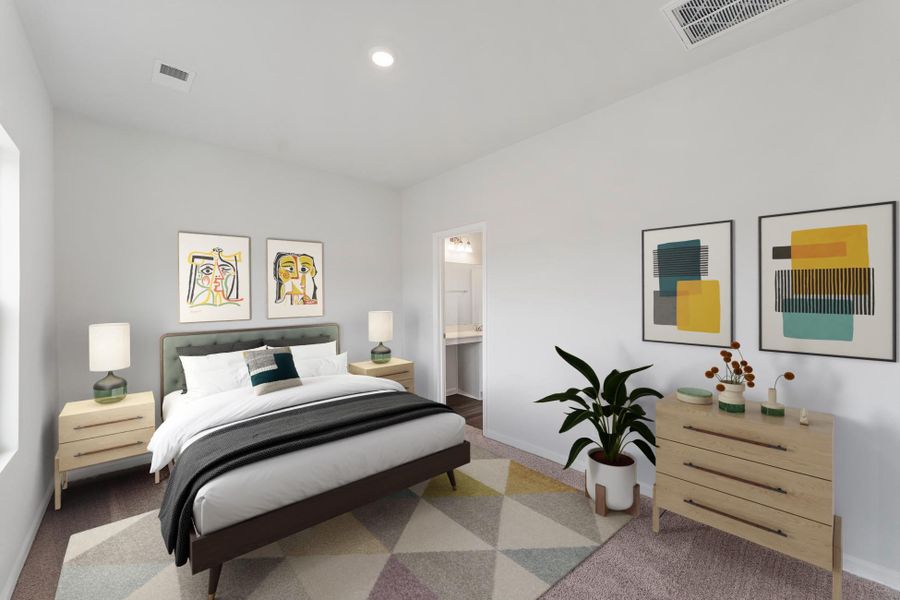 Furnished interior view inside a new home in Pinecrest, West Columbia (Image 7).