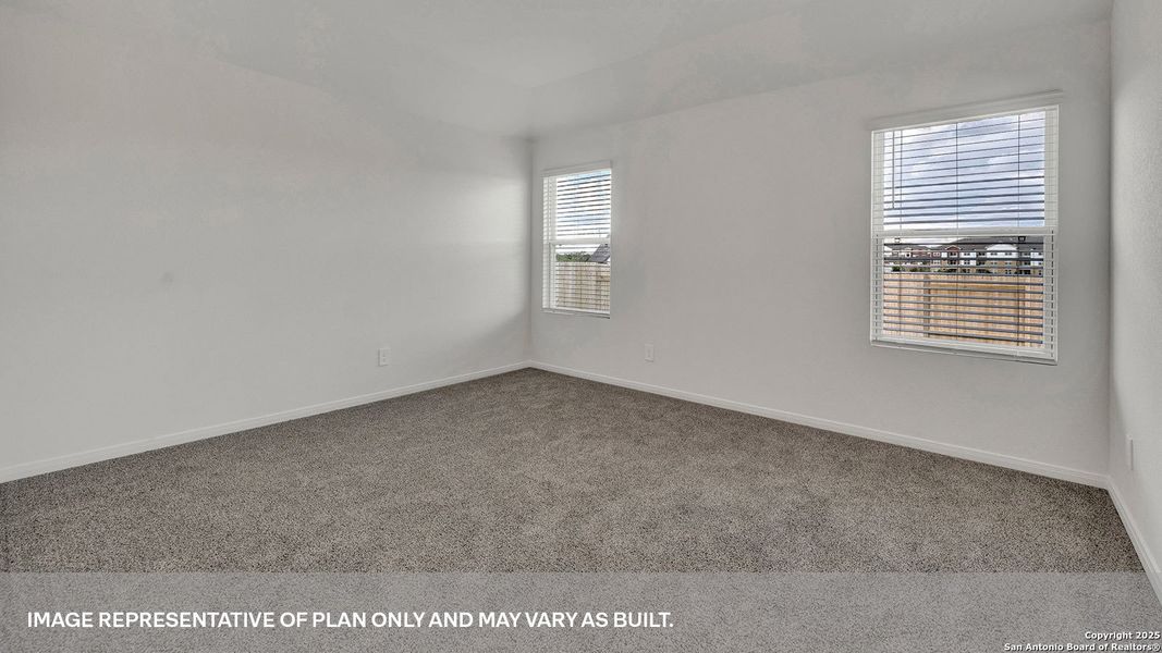 Spacious, unfurnished interior of a new home in Trace, San Marcos (Image 21).