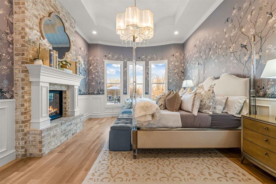 Furnished interior view inside a new home in , Aledo (Image 6).