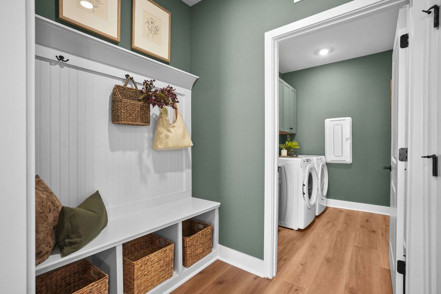 Representative furnished interior of a home built from the Palmary by Del Webb in Del Webb Carolina Ridge, Midland (Image 53).