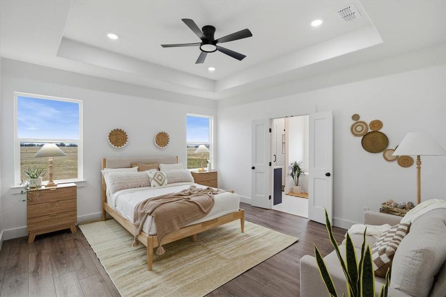 Furnished interior view inside a new home in , Wills Point (Image 25).