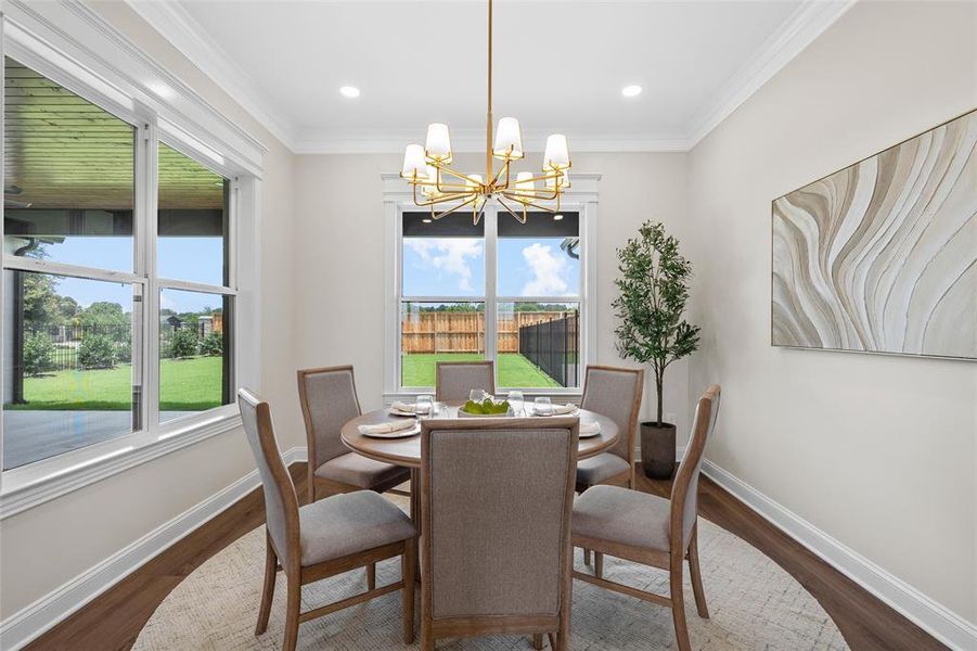 Furnished interior view inside a new home in , Woodway (Image 33).