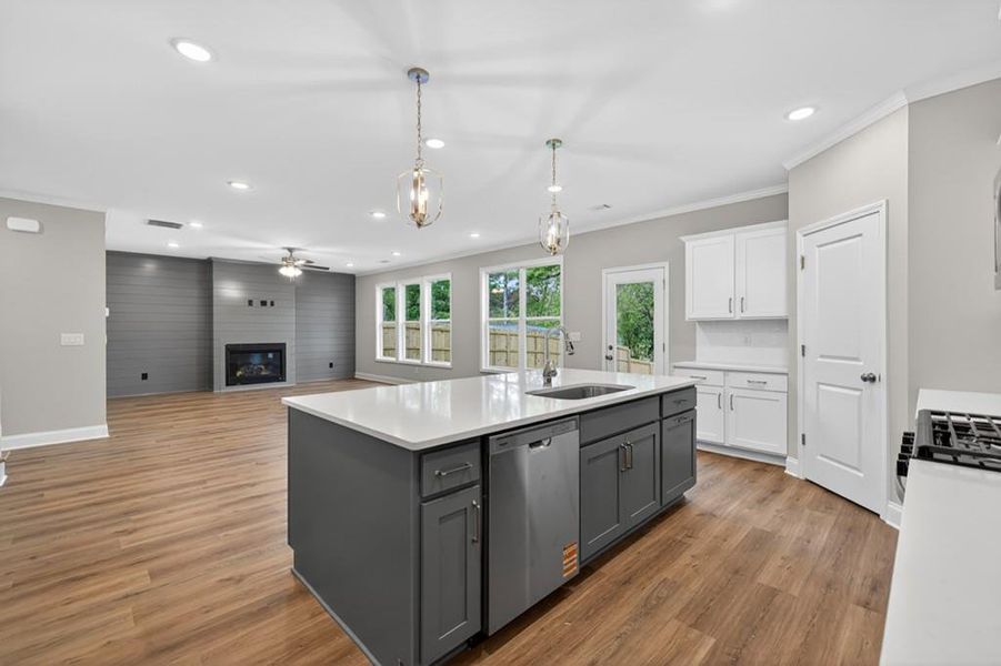 Furnished interior view inside a new home in , Sugar Hill (Image 10).