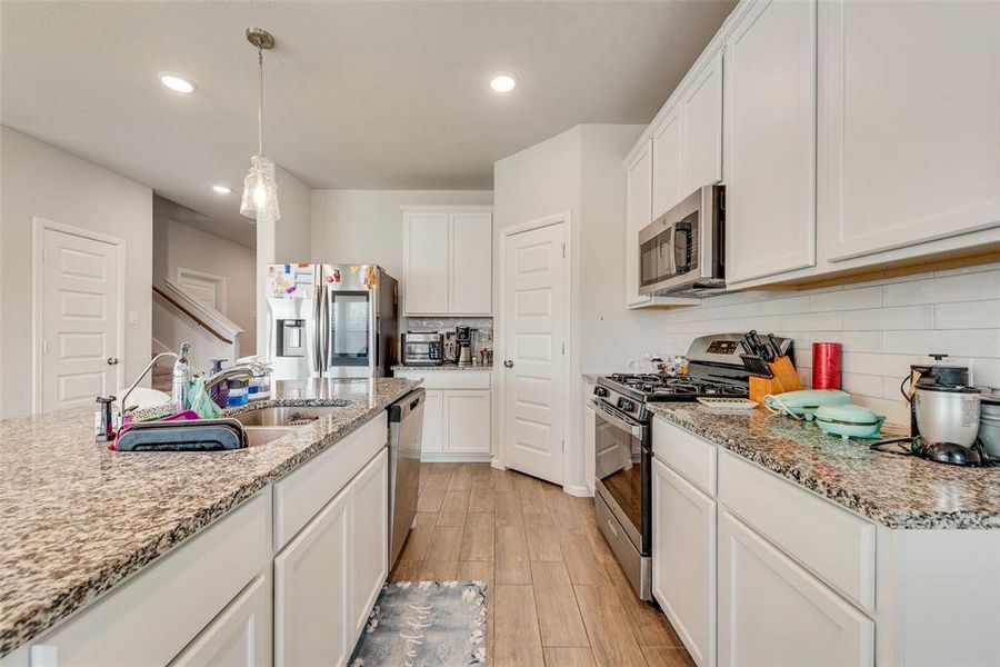 Furnished interior view inside a new home in Hunters Ridge, Crowley (Image 9).