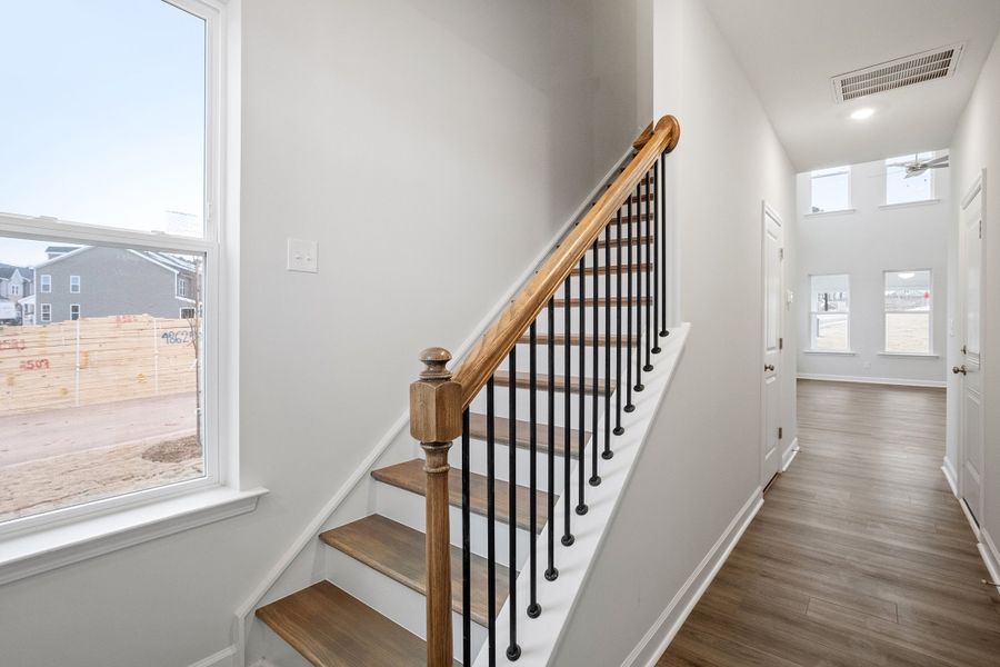 Spacious, unfurnished interior of a new home in Ovation at Sweetbrier, Durham (Image 14).