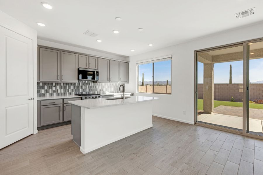 Furnished interior view inside a new home in Silverbell Ridge, Marana (Image 6).