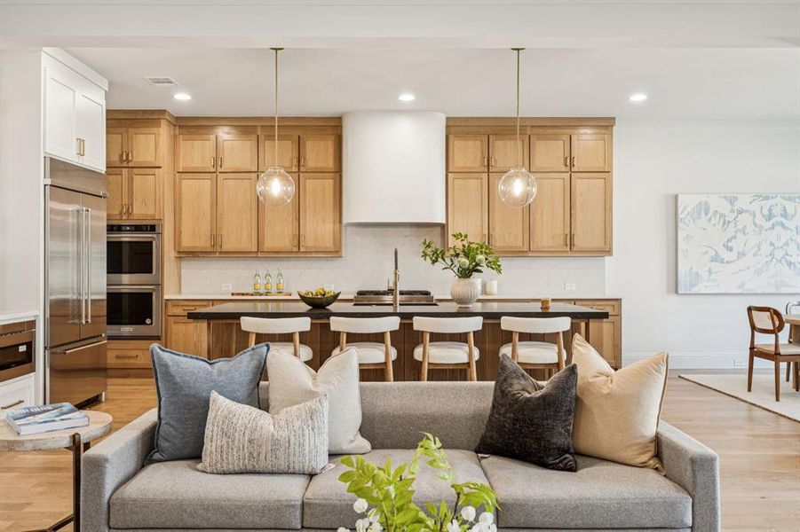 Furnished interior view inside a new home in , Dallas (Image 14).