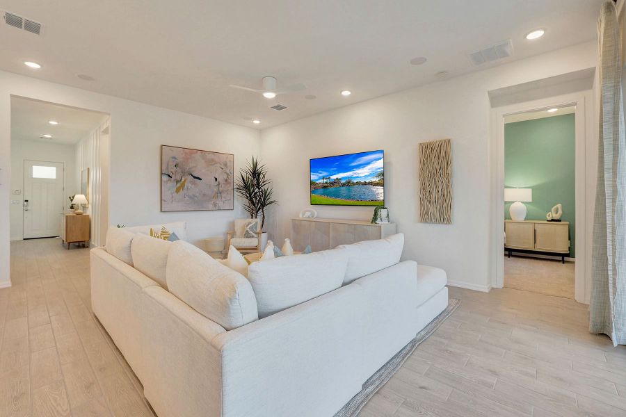 Representative furnished interior of a home built from the Lagoon by Mattamy Homes in Tyler Ranch, Buckeye (Image 29).