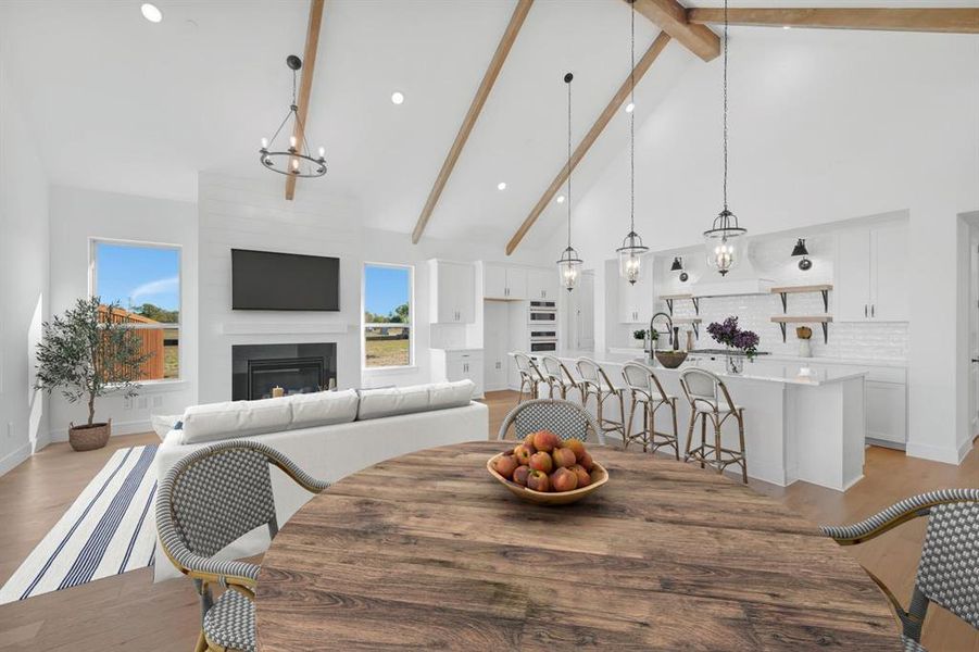 Furnished interior view inside a new home in Kreymer at the Park, Wylie (Image 29). Furnished interior view inside a new home in Kreymer at the Park, Wylie (Image 29).