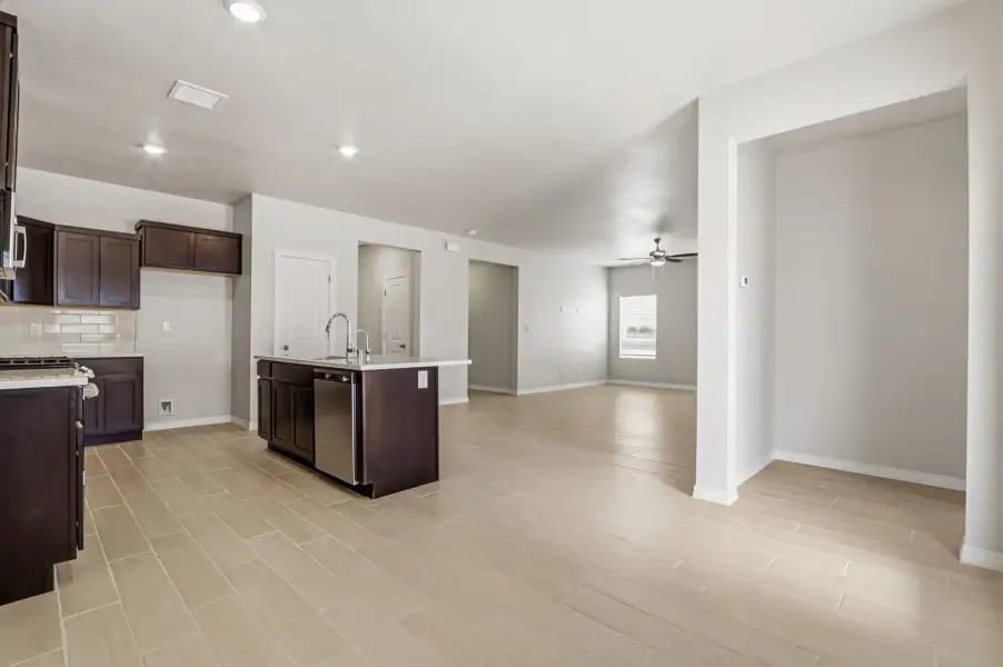 Representative furnished interior of a home built from the Poppy by View Homes in Paseo del Este, El Paso (Image 10).