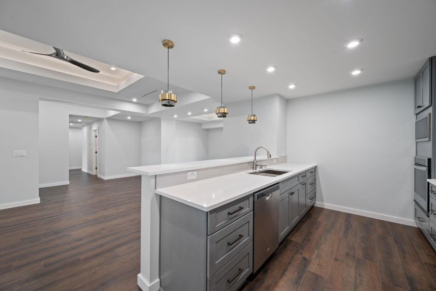 Furnished interior view inside a new home in , Burnet (Image 9).