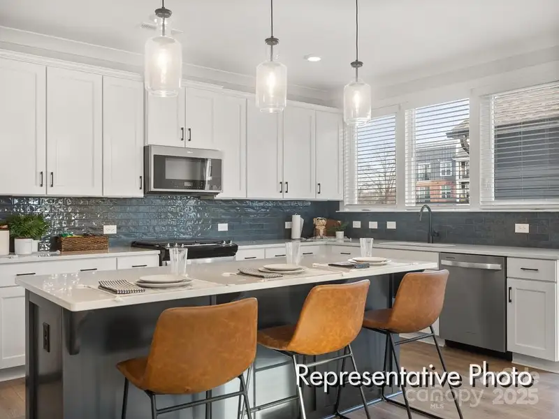 Furnished interior view inside a new home in Colvin Park, Rock Hill (Image 1).