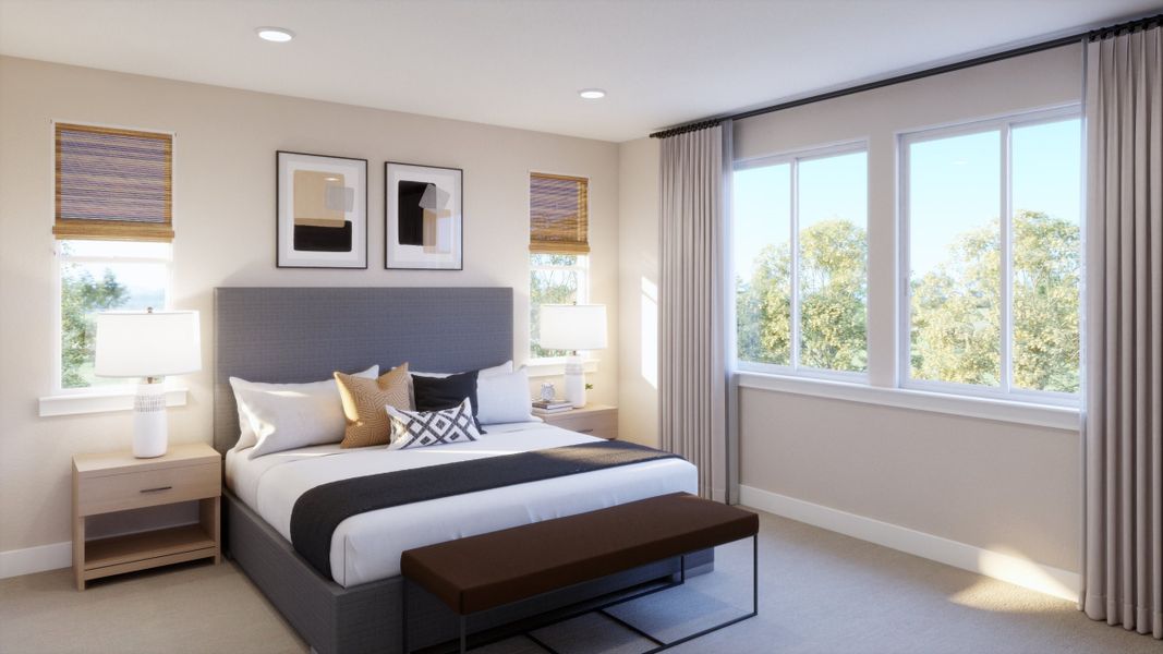 Representative furnished interior of a home built from the Skylark by Trumark Homes in Trumark Homes at Tanterra, Parker (Image 12).