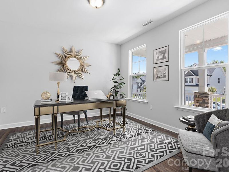 Furnished interior view inside a new home in Enclave at Belmont, Belmont (Image 14).
