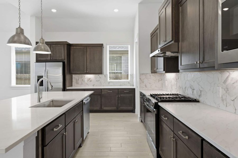 Furnished interior view inside a new home in The Trails, New Caney (Image 9). Furnished interior view inside a new home in The Trails, New Caney (Image 9).