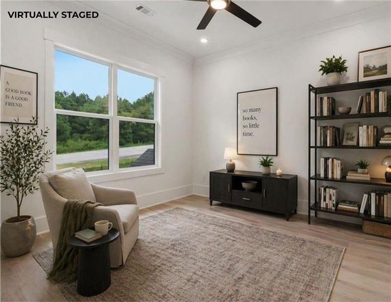 Furnished interior view inside a new home in , Dacula (Image 11).
