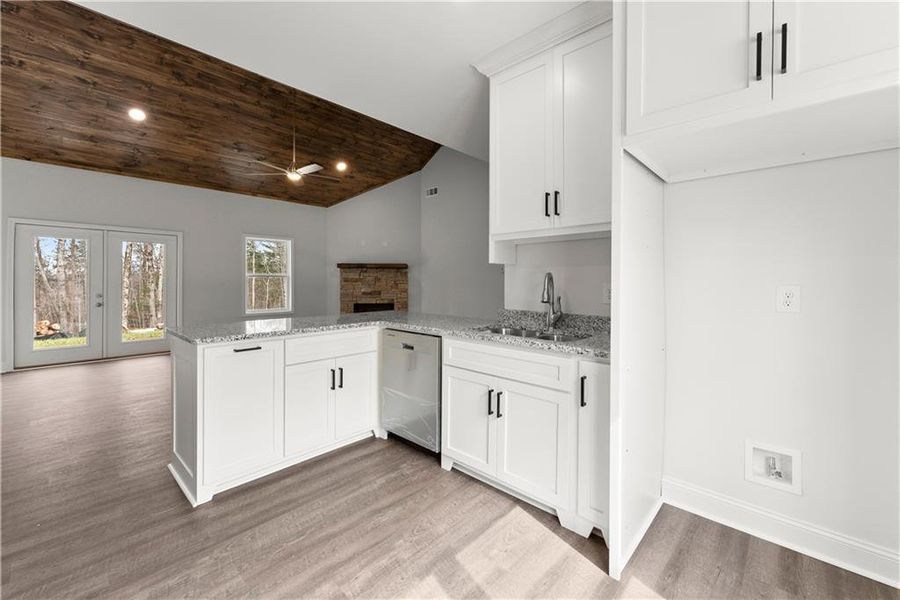 Furnished interior view inside a new home in , Cleveland (Image 17).