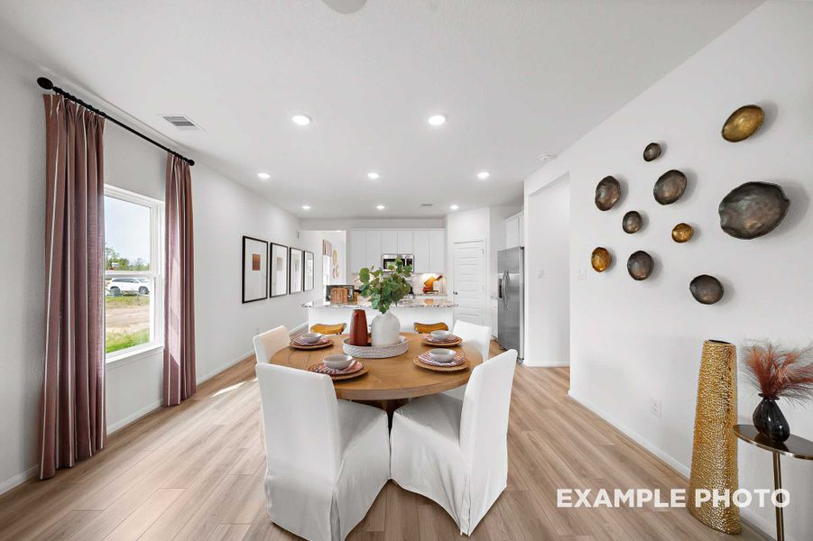 Representative furnished interior of a home built from the The Sabine F by Davidson Homes LLC in Spring Branch Crossing, Conroe (Image 15).